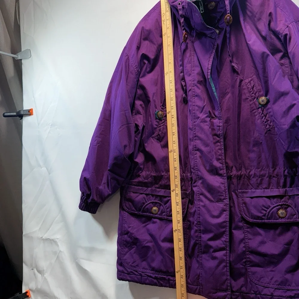 VINTAGE Bomber Jacket Size Medium Izzi Innovations Thermolite Ski Snow Coat - Picture 15 of 16